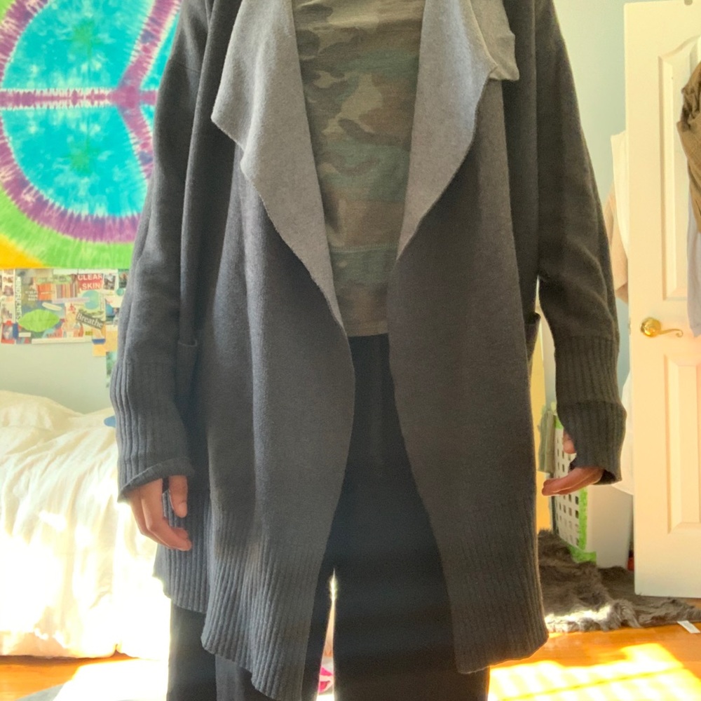 Lululemon reversible open front sweater